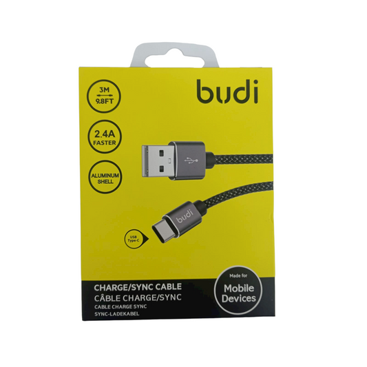 USB C CABLE 2.4A 3M/9.8ft long USB A to USB c type c charging cable