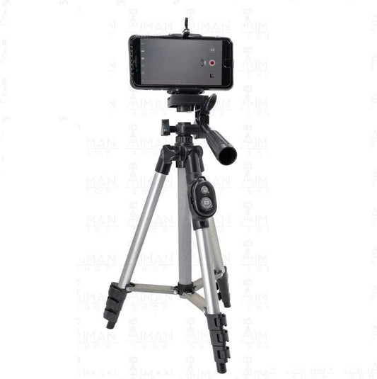 3888 Mobile Phone/Camera Tripod with Selfy Remote , maximum length 125 cm - Black