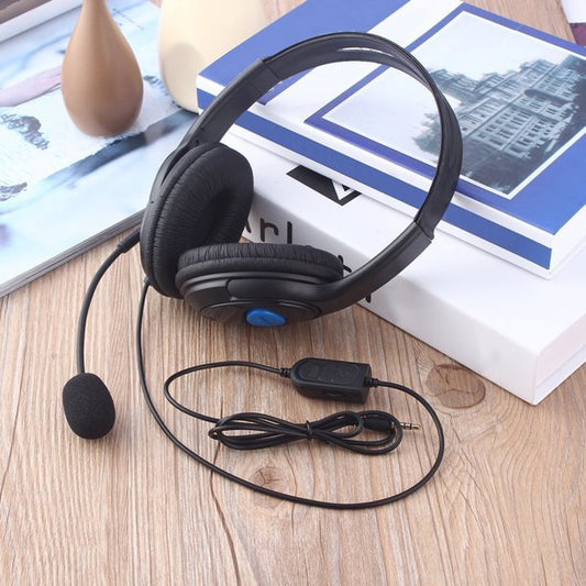 Gaming Headphone with Telescopic Microphone for PS4