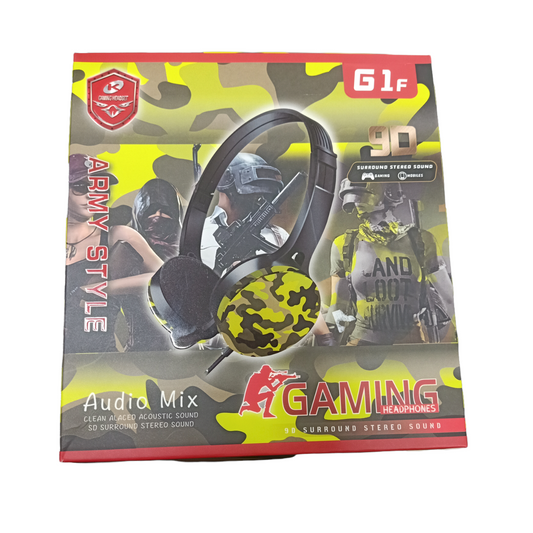 G1F ARMY STYLE GAMING HEADPHONES
