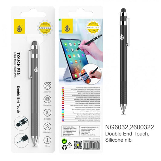 NG6032 Double End Touch Screen Pen for Tablet & Mobiles, Black
