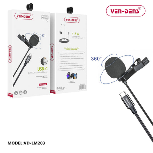Type-C Microphone Ven-Dens (VD-LM203)
